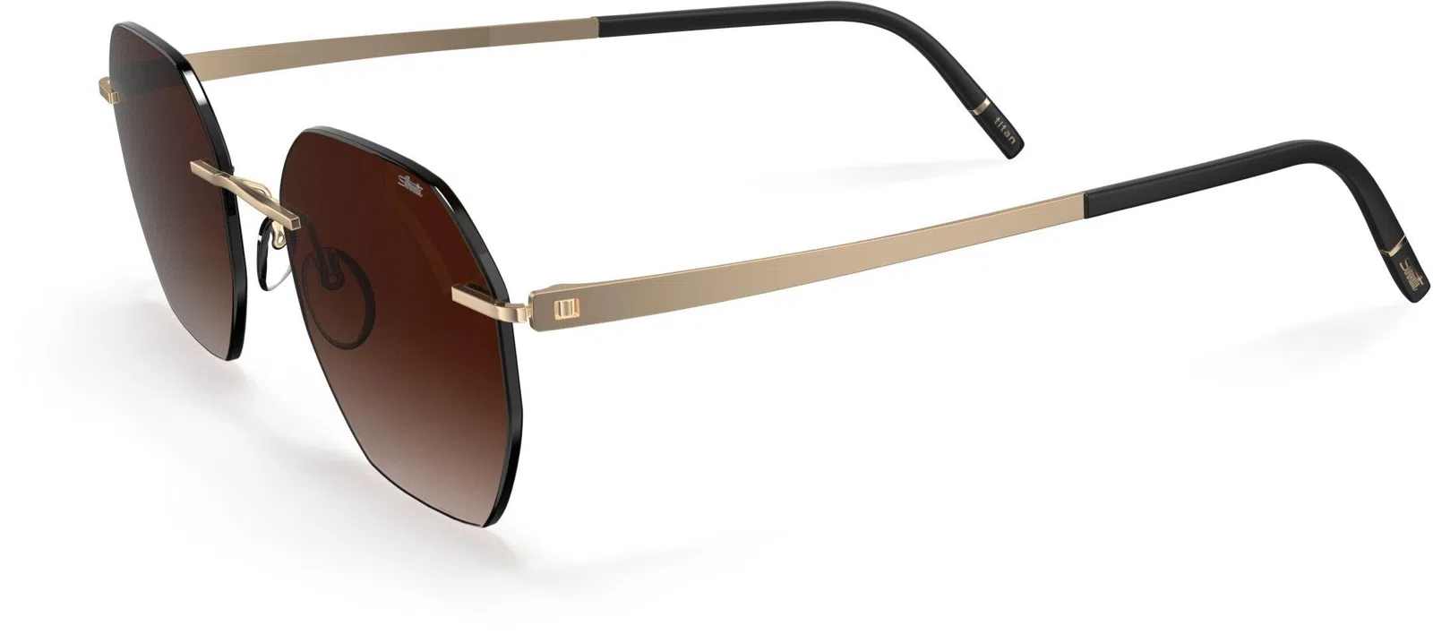 Silhouette Cabrillo Rimless 8748 Sunglasses - view 4